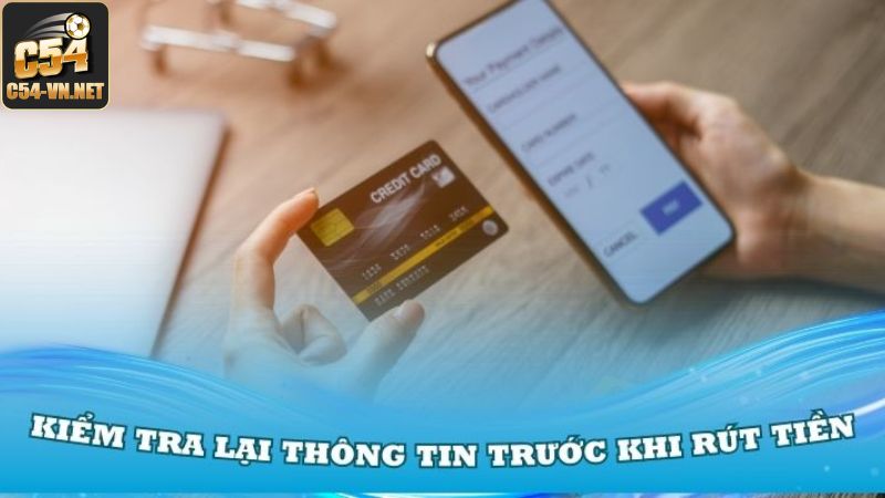 Điền thông tin giao dịch trên trang cược theo yêu cầu