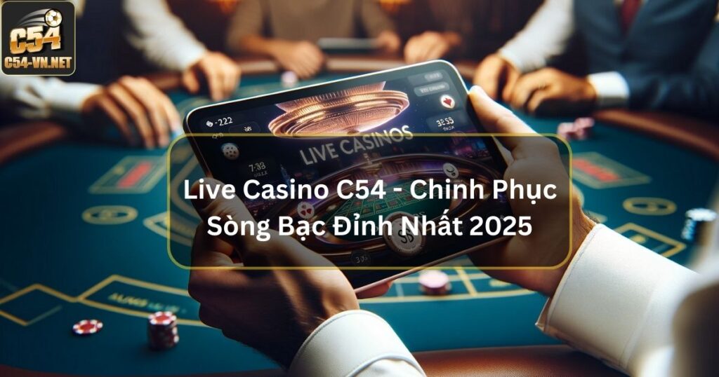 Live Casino C54 - Chinh Phục Sòng Bạc Đỉnh Nhất 2025